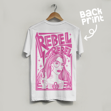 Load image into Gallery viewer, Rebel Rebel Back Print Tshirt
