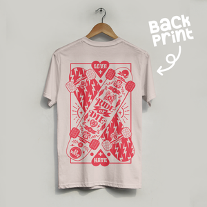 Ride Or Die Back Print Tshirt